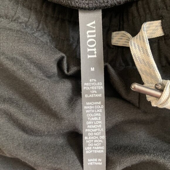 Vuori Granite Performance Jogger Pants Black Lounge Travel Comfy Women's Medium - Picture 13 of 16